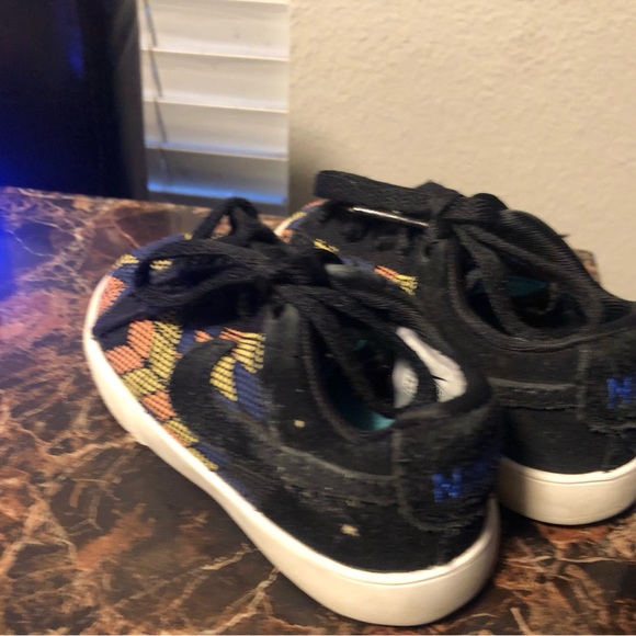 Nike Blazer Low N7 Suede Black Citron Pulse Size 5C - Picture 8 of 16